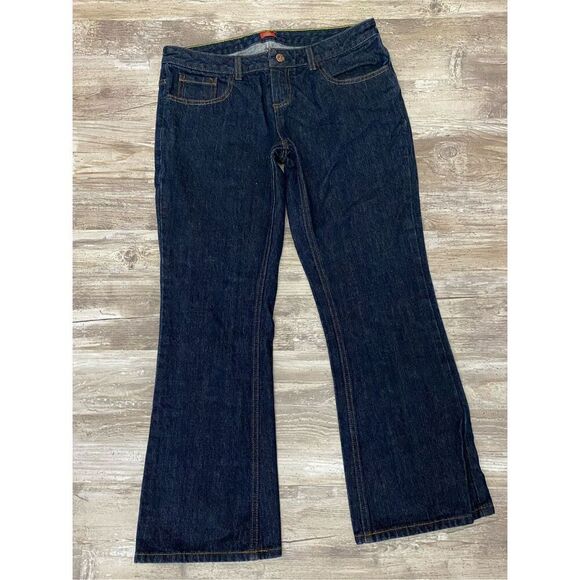 Dickies Bootcut Jeans Dark Wash Women’s Sz 8P - Picture 1 of 7